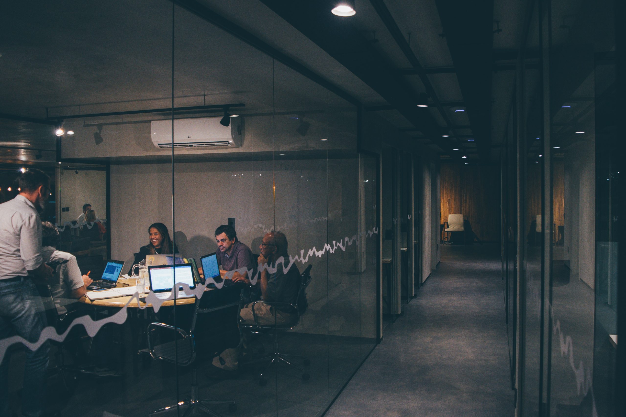 publishers in meeting room